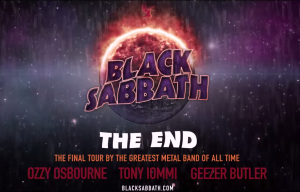 Black Sabbath THE END Tourankündigung