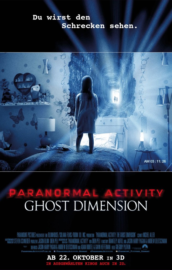 Paranormal Activity - Ghost Dimension 3D Plakat