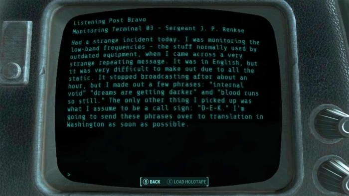 Fallout 4-Easteregg Katatonia