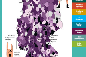 Die Metal-Dichte in Deutschland laut zeit.de.