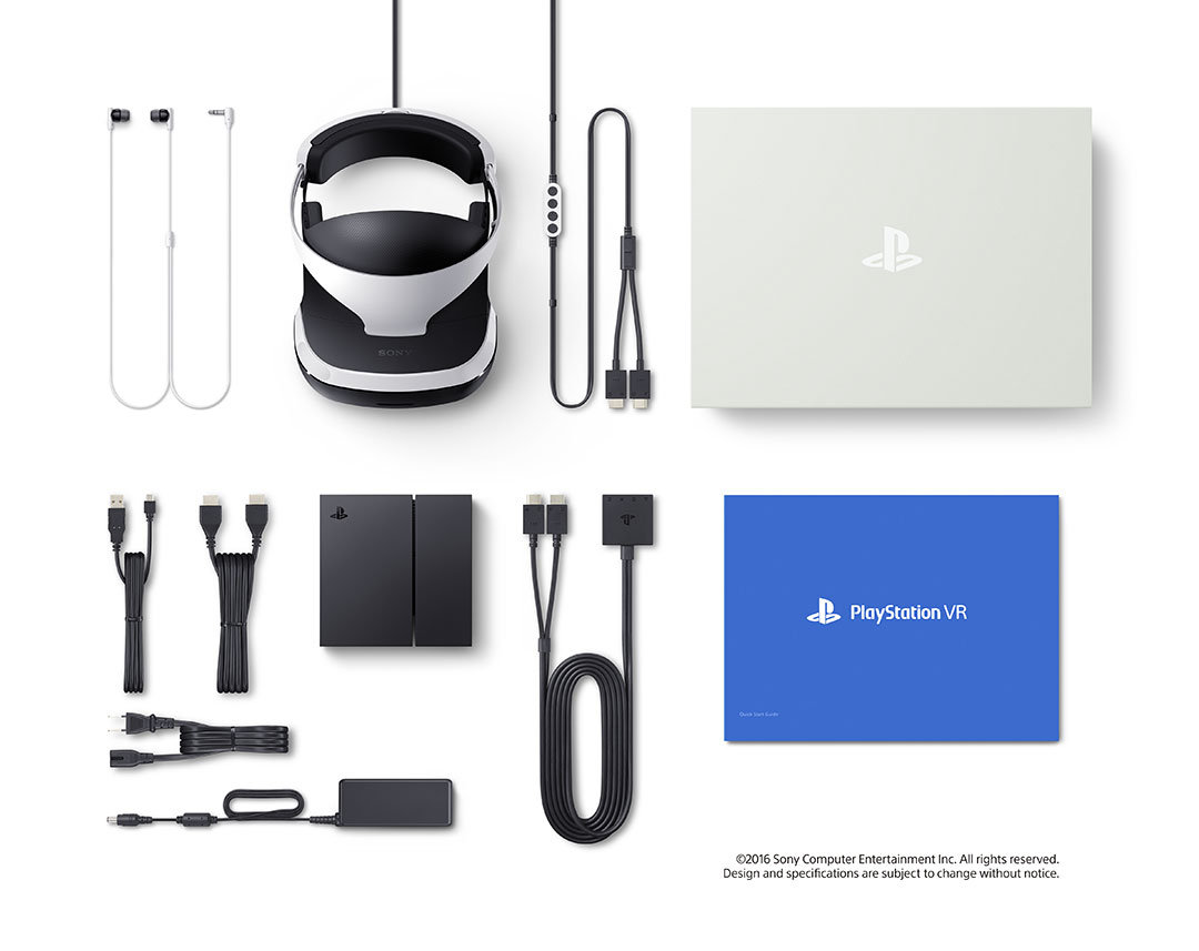Lieferumfang der PlayStation VR
