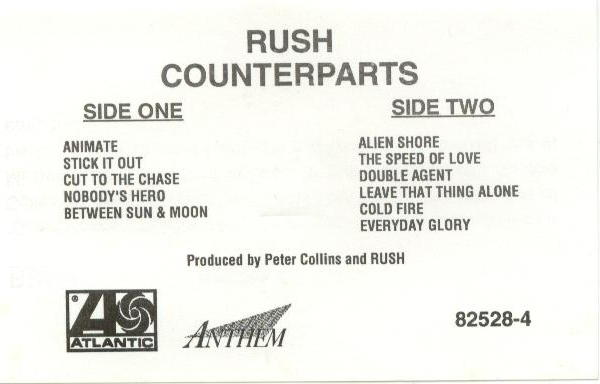 Rush - Counterparts