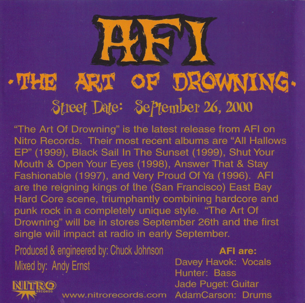 Afi- The Art Of Drowning