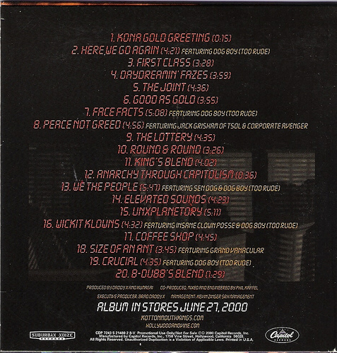 Kottonmouth Kings- High Society