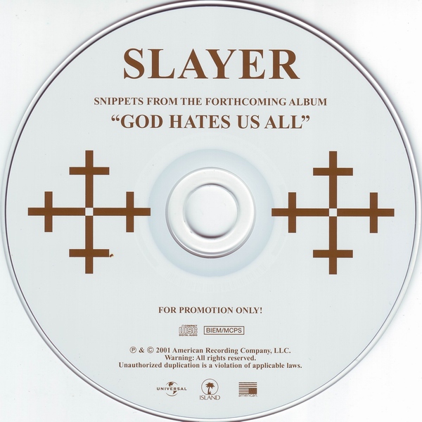 Slayer - God Hates Us All