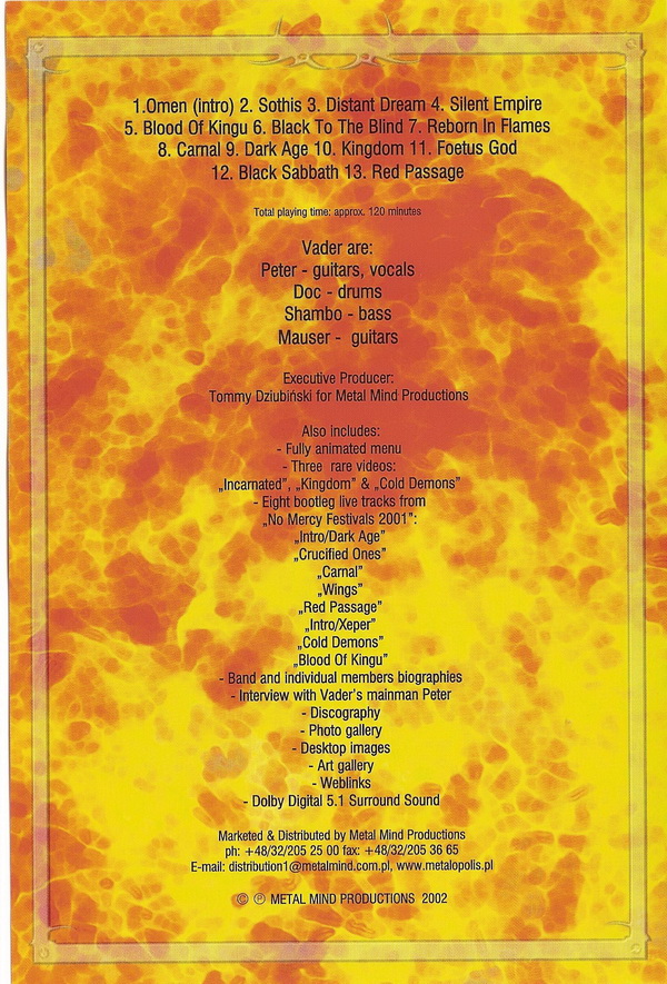 Vader - More Vision And The Voice