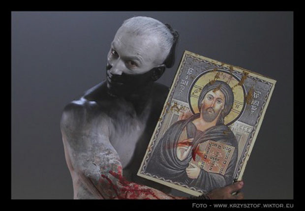 Behemoth beim Video-Dreh zum Song Lucifer