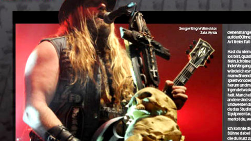 Zakk Wylde im Gear Of The Dark