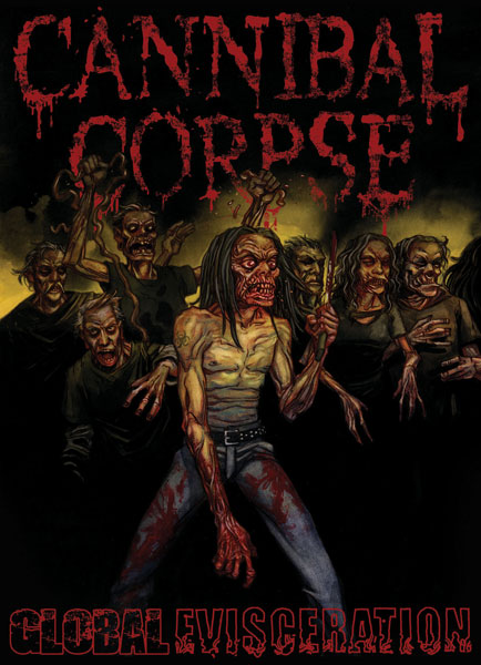 Cannibal Corpse, Global Evisceration, DVD, Cover