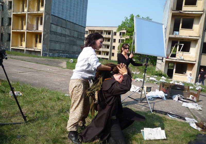 Amorphis beim Video-Dreh in Berlin, Mai 2011
