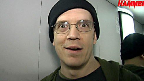 Devin Townsend im Eisenaufzug