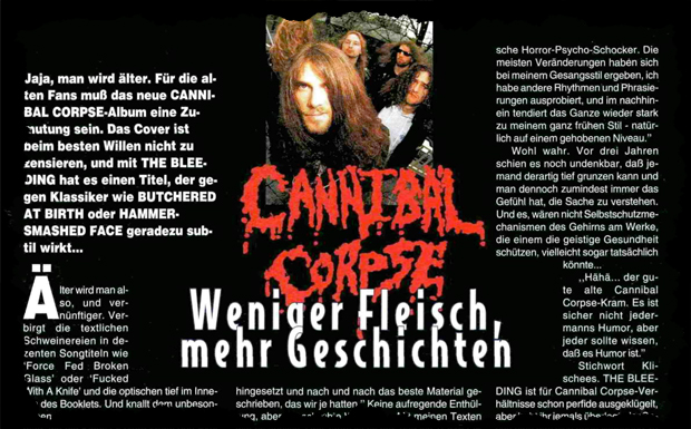 Cannibal Corpse, Interview aus Heft 5/1994