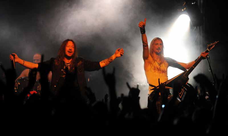 Hammerfall live, 28.04.2011 Hamburg, Gruenspan