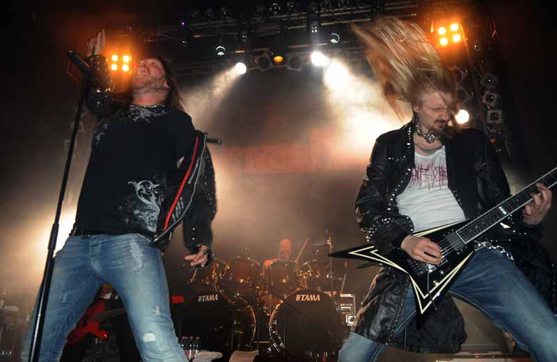 Hammerfall live, 28.04.2011 Hamburg, Gruenspan