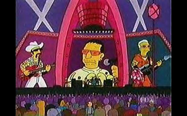U2 bei den Simpsons