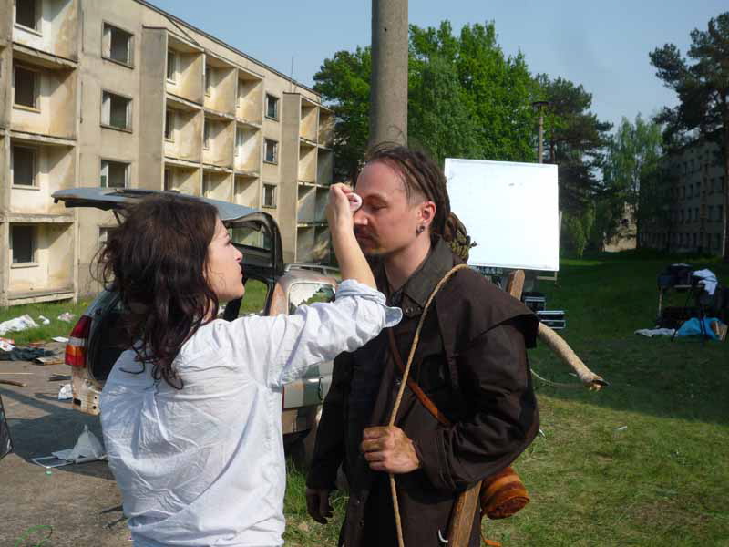 Amorphis beim Video-Dreh in Berlin, Mai 2011