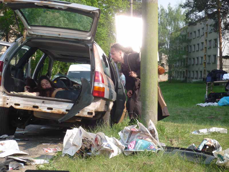 Amorphis beim Video-Dreh in Berlin, Mai 2011