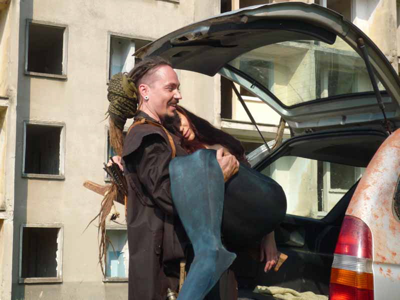 Amorphis beim Video-Dreh in Berlin, Mai 2011