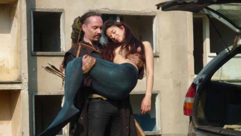 Amorphis beim Video-Dreh in Berlin, Mai 2011