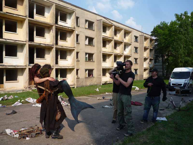 Amorphis beim Video-Dreh in Berlin, Mai 2011