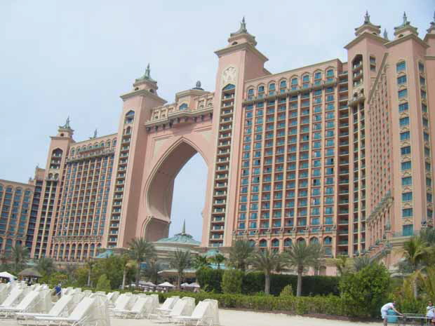 Hotel Atlantis the Palm, beim Nervecell-Besuch