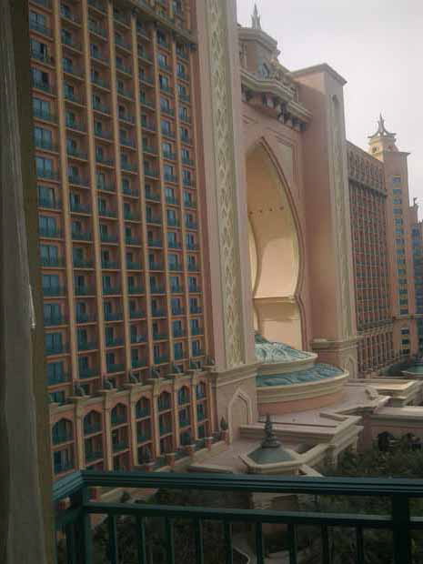 Hotel Atlantis the Palm, beim Nervecell-Besuch