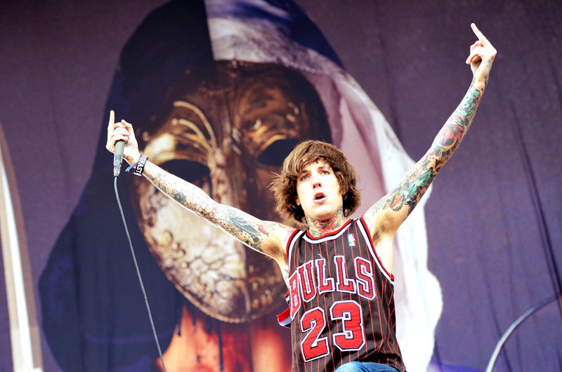 Bring Me The Horizon, live, Rock am Ring, 2011