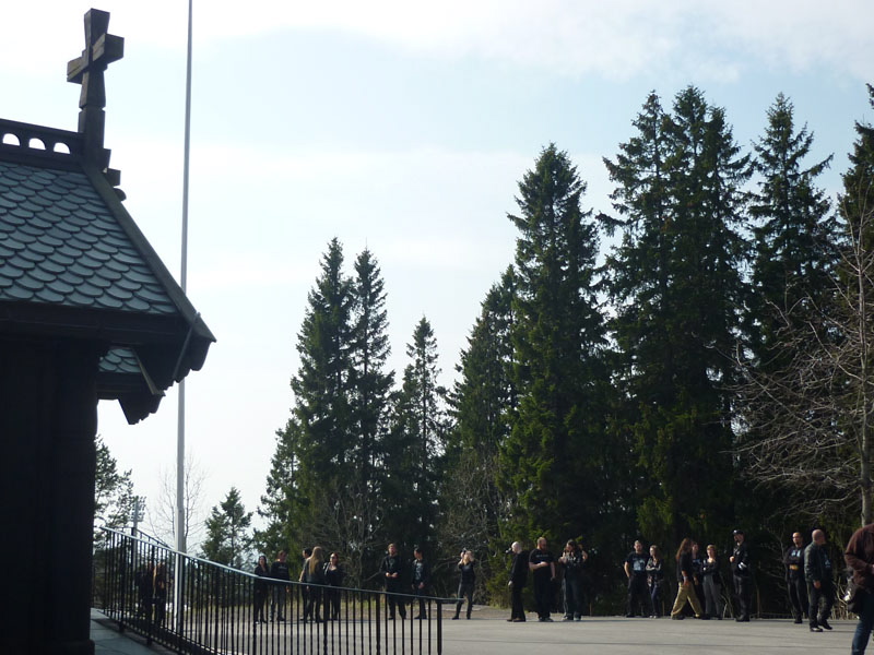 Black Metal Sightseeing: Holmenkollen Kapell, am 23.08.1992 angezündet, 1996 wieder aufgebaut