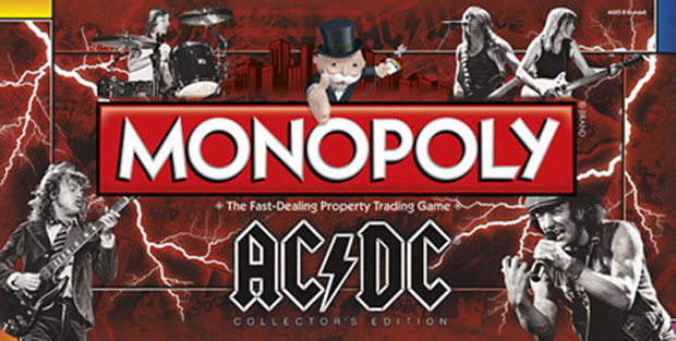 AC DC Monopoly-Spiel