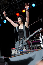 Joan Jett, live 2011, Sweden Rock Festival