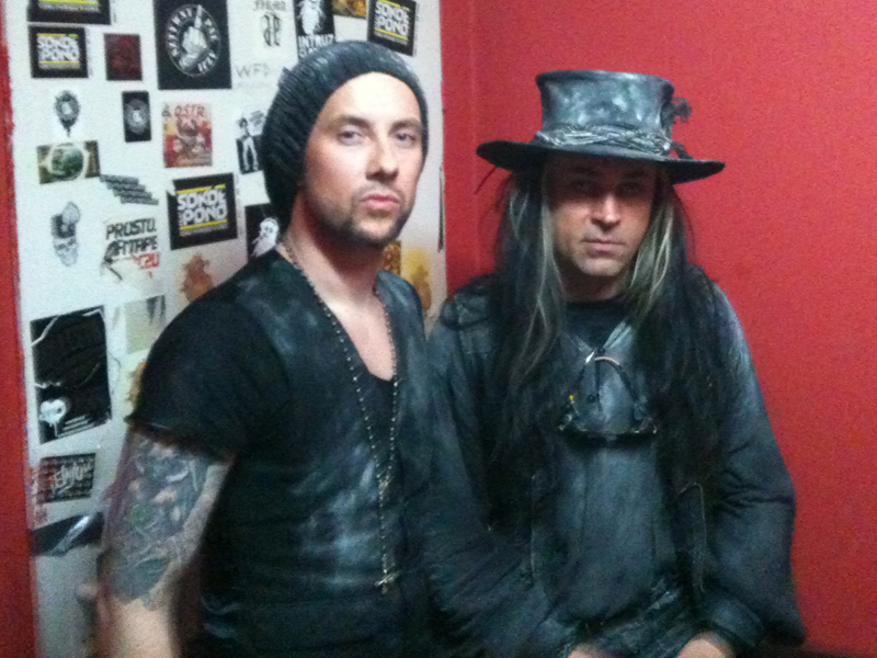 Nergal mit Carl McCoy von Fields Of The Nephilim