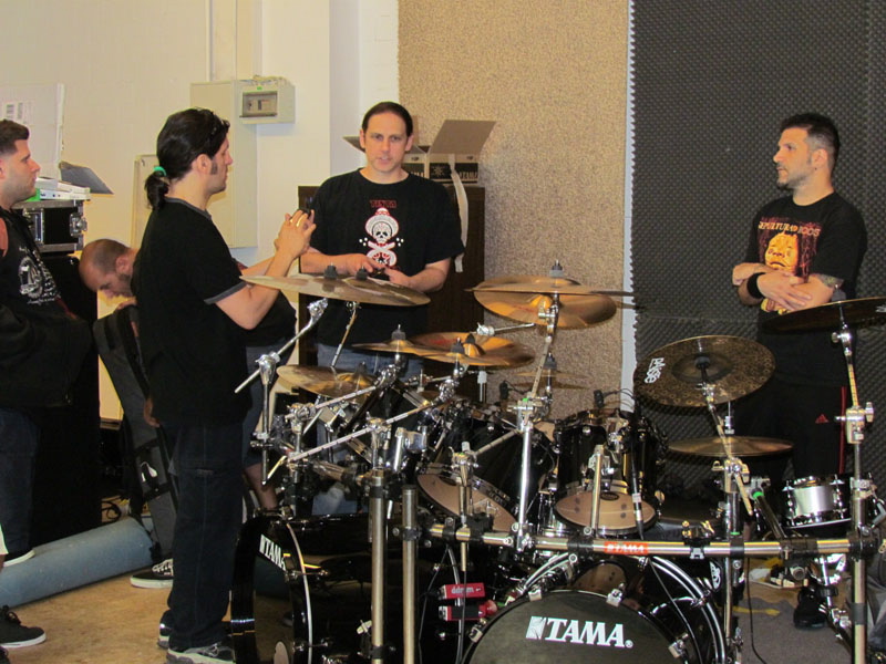 Bei Anthrax im Proberaum