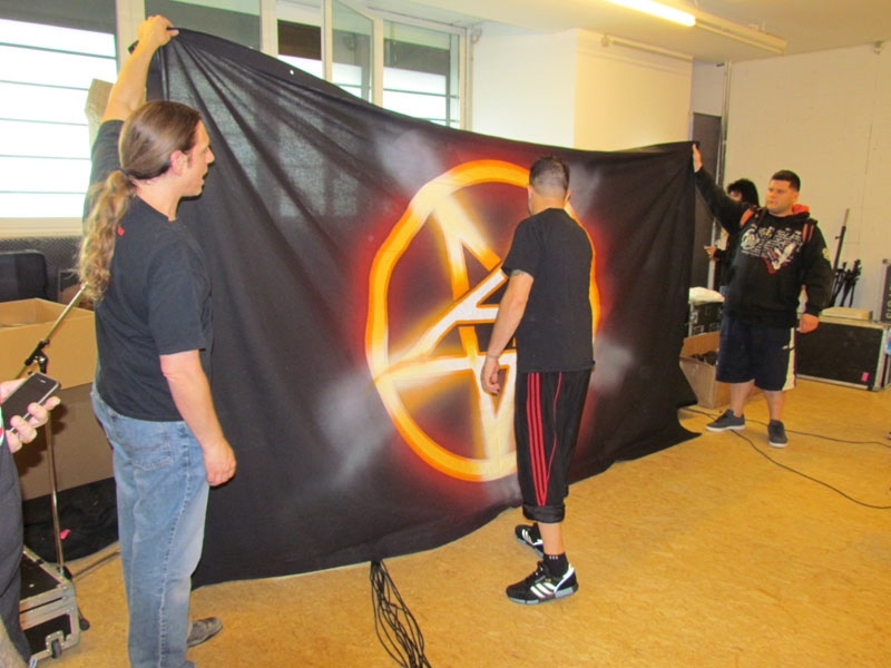 Bei Anthrax im Proberaum