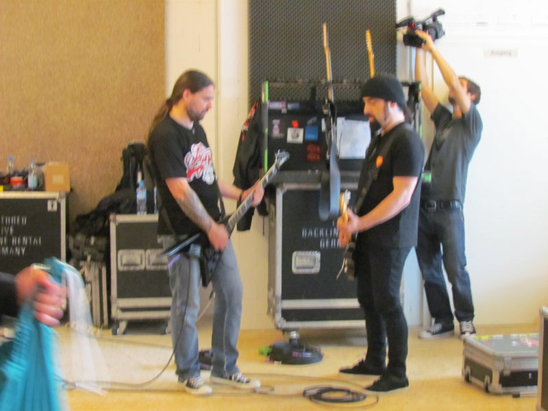 Bei Anthrax im Proberaum