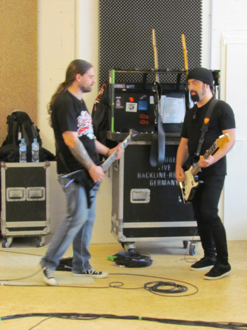 Bei Anthrax im Proberaum