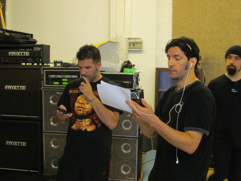 Bei Anthrax im Proberaum