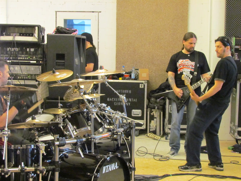 Bei Anthrax im Proberaum