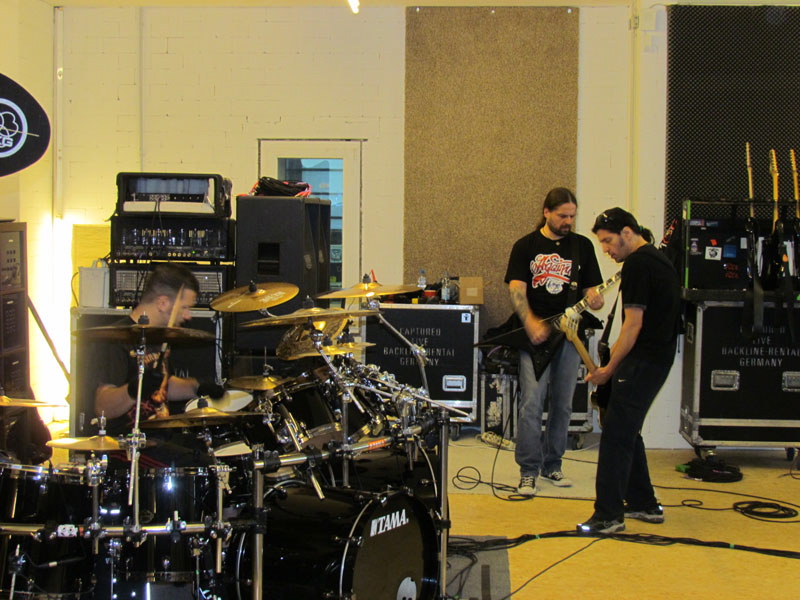 Bei Anthrax im Proberaum