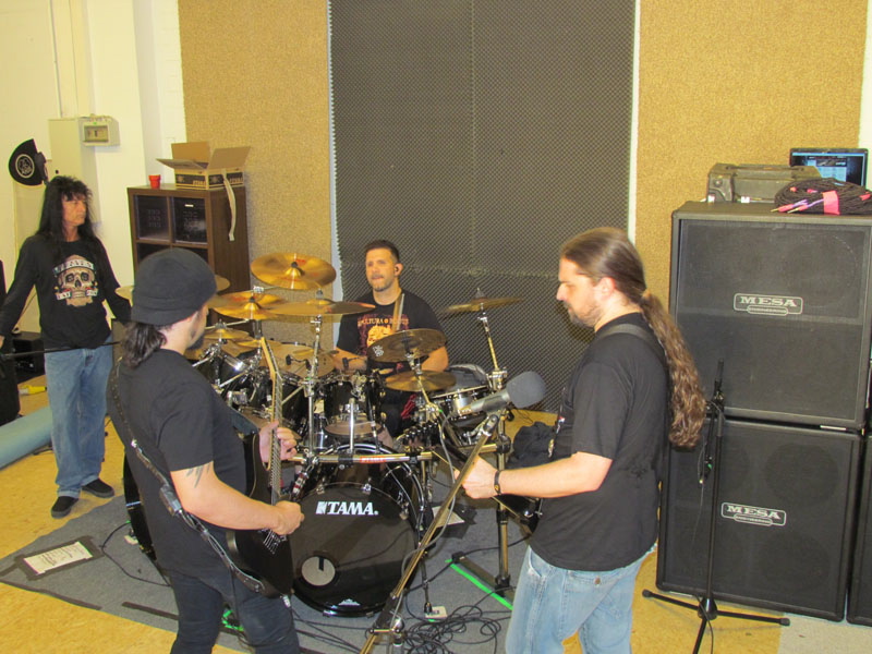 Bei Anthrax im Proberaum