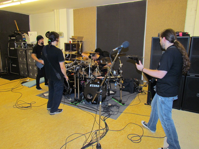 Bei Anthrax im Proberaum