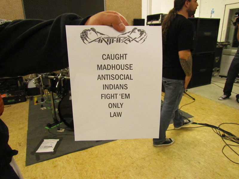 Bei Anthrax im Proberaum