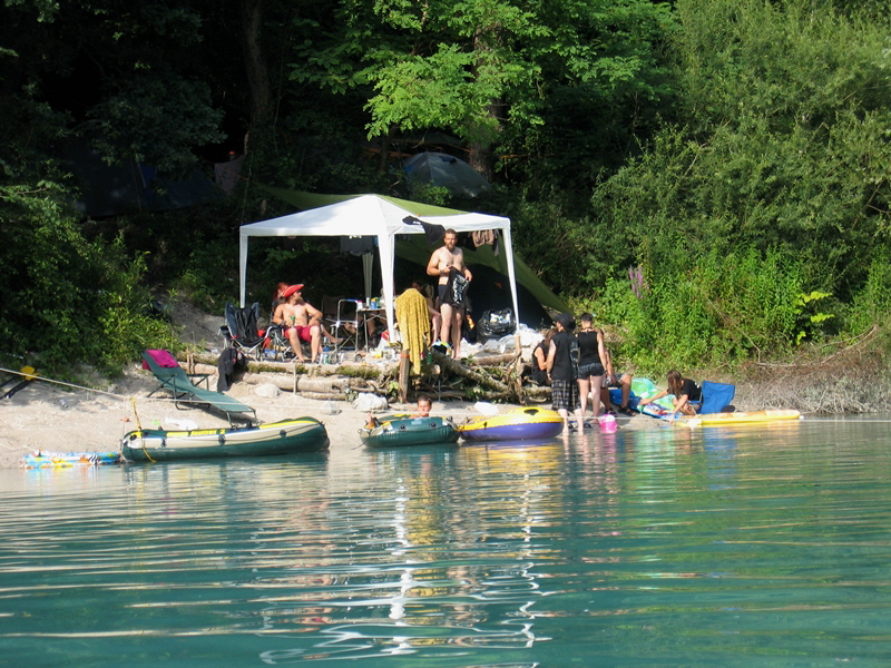 Glückliche Fans beim Metalcamp 2011, Tolmin, Slowenien