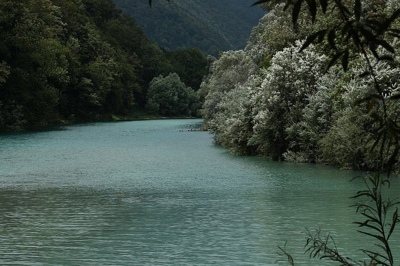 Das malerische Gelände des Metalcamp 2011, Tolmin, Slowenien