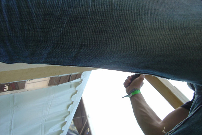 METAL HAMMER Big Four Aufsteller beim Wacken 2011