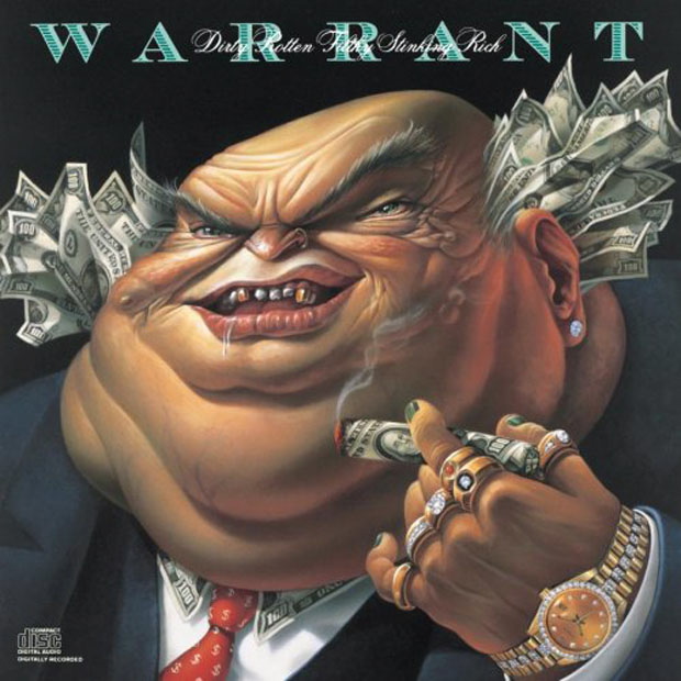Warrant, Dirty Rotten Filthy Stinking Rich, Cover