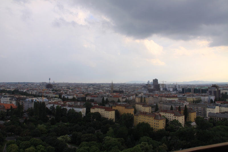 Mit den Österreichern Freund Hein im Riesenrad