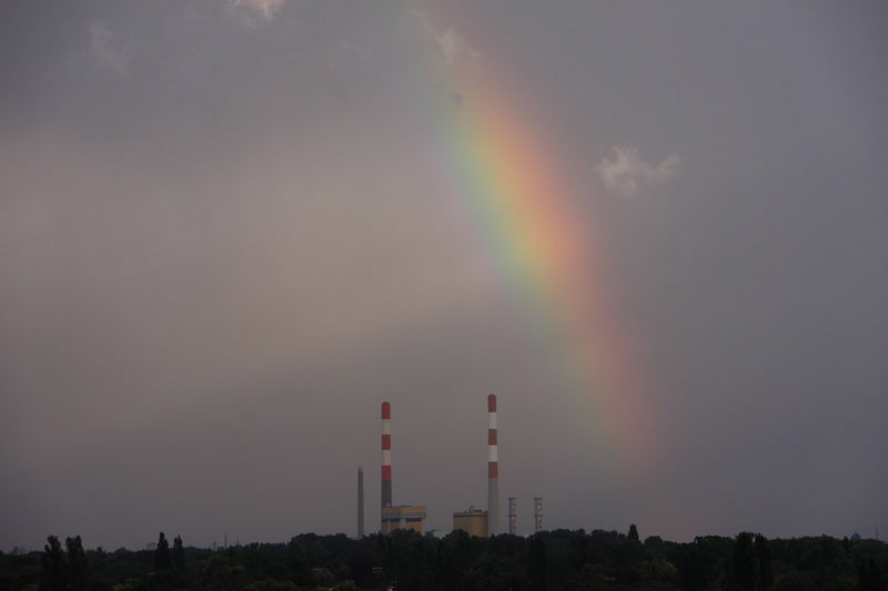 Mit den Österreichern Freund Hein im Riesenrad