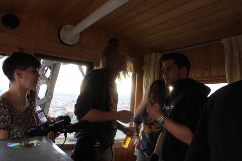 Mit den Österreichern Freund Hein im Riesenrad