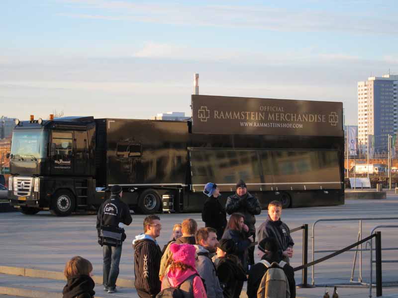 Rammstein errichten sich ihr Mausoleum, Berlin, 25.11.2011