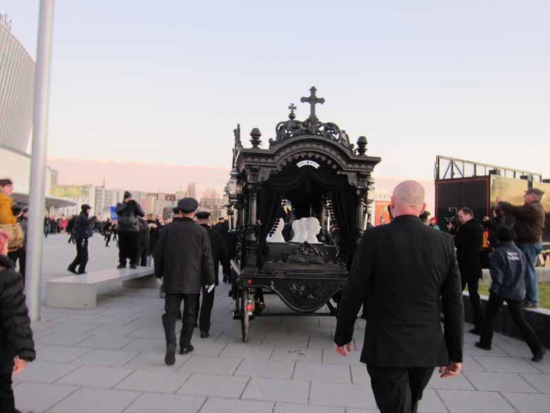 Rammstein errichten sich ihr Mausoleum, Berlin, 25.11.2011